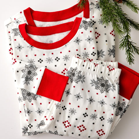 HonestBaby Family Matching Holiday Pajamas