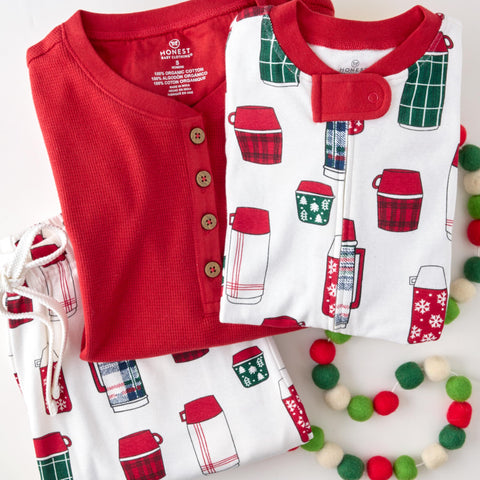 HonestBaby Family Matching Holiday Pajamas