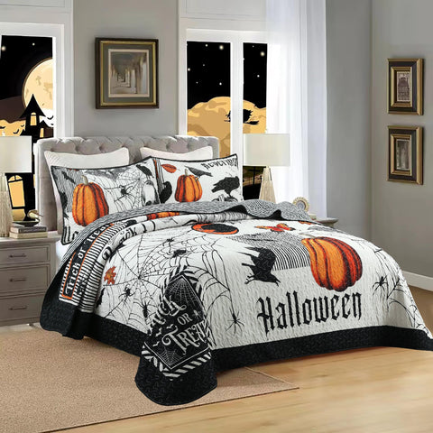 MarCielo 3 Piece Christmas Quilt Set