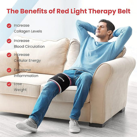Opove Red Light Therapy Belt with Portable Power Controller