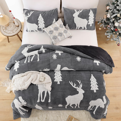 Christmas Bedding Queen Comforter Set