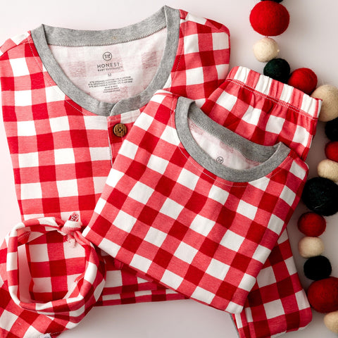 HonestBaby Family Matching Holiday Pajamas