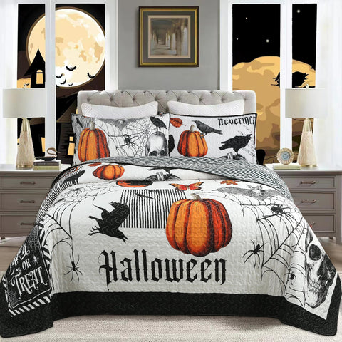 MarCielo 3 Piece Christmas Quilt Set