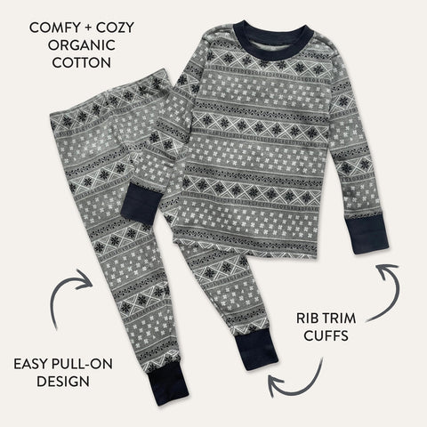 HonestBaby Family Matching Holiday Pajamas