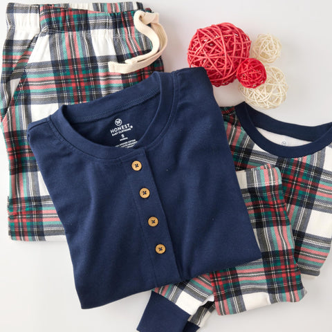 HonestBaby Family Matching Holiday Pajamas