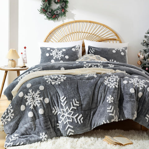 Christmas Bedding Queen Comforter Set