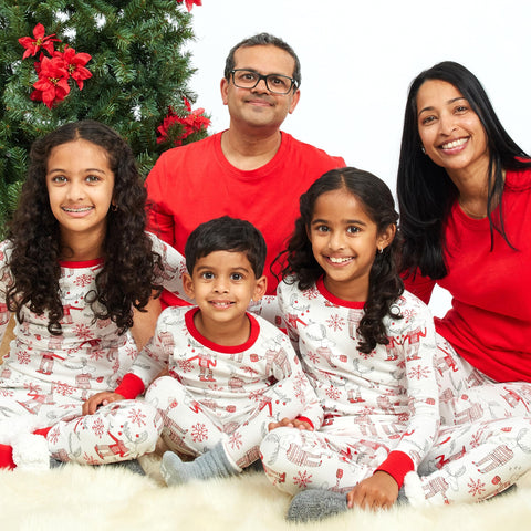 HonestBaby Family Matching Holiday Pajamas