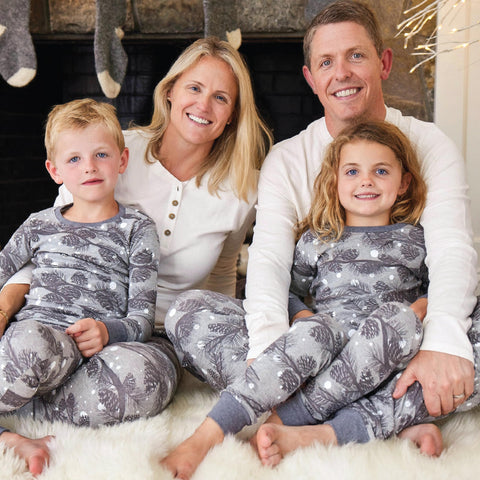 HonestBaby Family Matching Holiday Pajamas