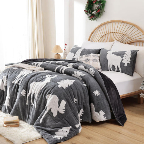 Christmas Bedding Queen Comforter Set