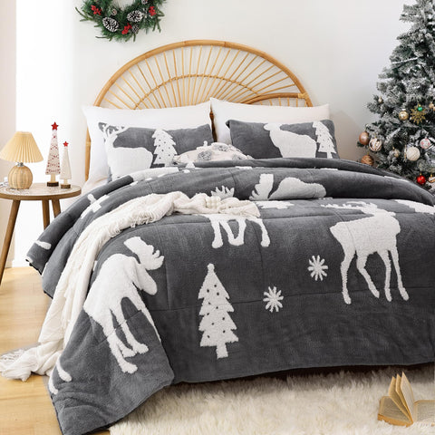Christmas Bedding Queen Comforter Set