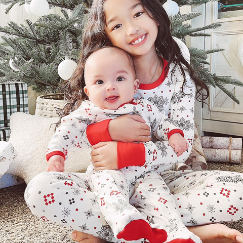 HonestBaby Family Matching Holiday Pajamas