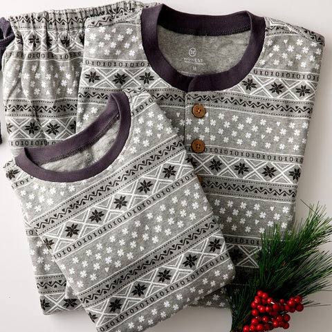 HonestBaby Family Matching Holiday Pajamas