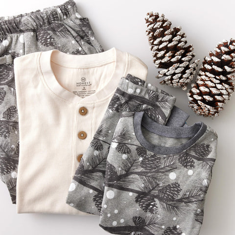HonestBaby Family Matching Holiday Pajamas