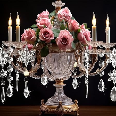18pcs Crystal Christmas Ornaments