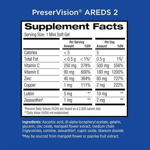 PreserVision |  AREDS 2 | Eye Vitamin