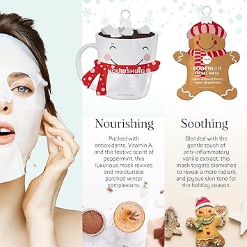 SpaLife Christmas Stocking Stuffer Facial Masks