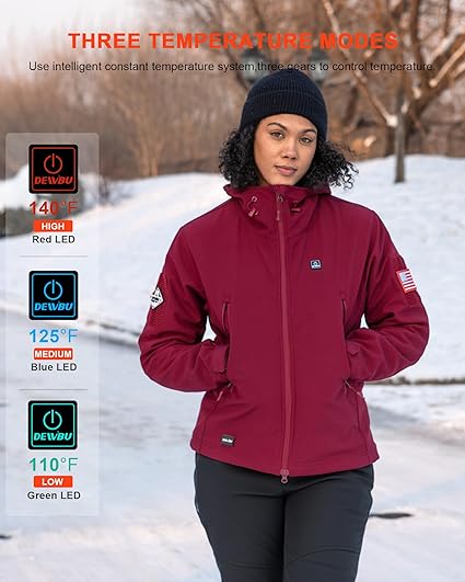 DEWBU Heated Jacket for Women