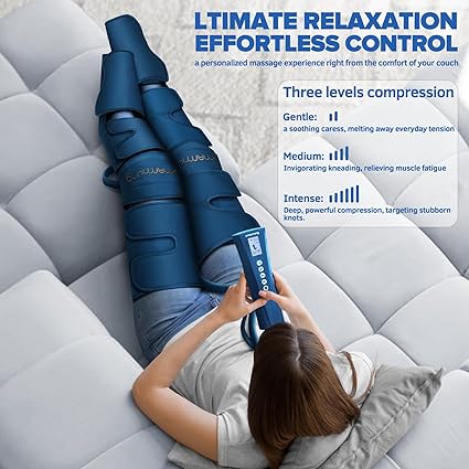 Air Compression Leg Massager with Heat