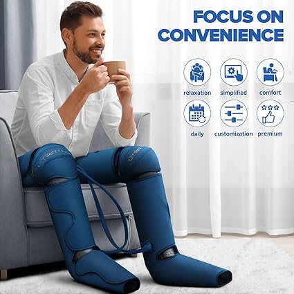 Air Compression Leg Massager with Heat