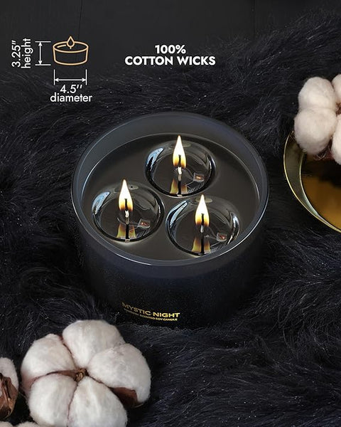 96NORTH Luxury Black Candle | Mystic Night