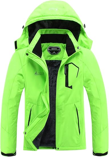 MOERDENG Women's Waterproof Ski Jacket