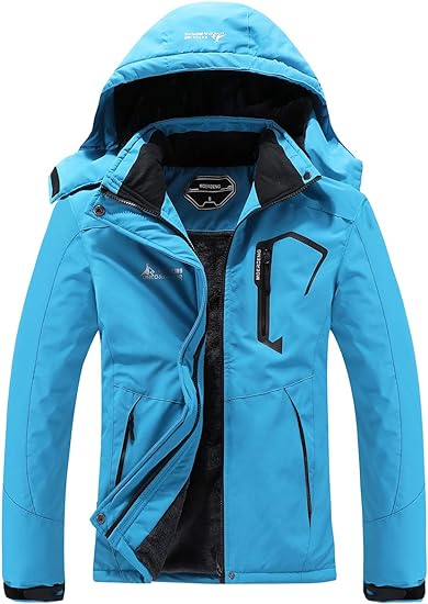 MOERDENG Women's Waterproof Ski Jacket