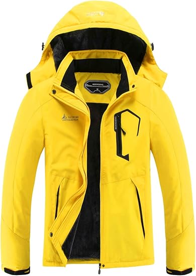 MOERDENG Women's Waterproof Ski Jacket
