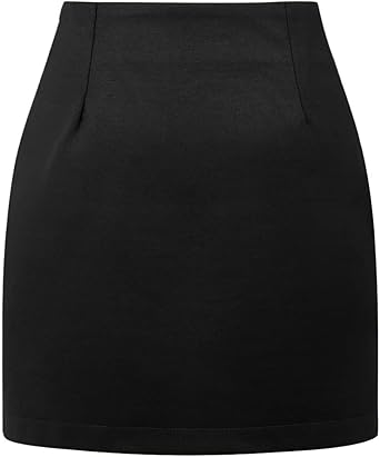 IDEALSANXUN High Waist Plaid Skirt