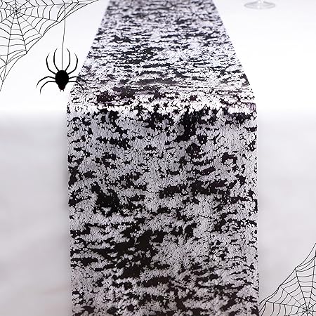 Sequin Glitter Foil Metallic Mesh Table Runner Roll