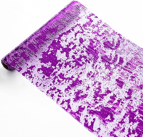 Sequin Glitter Foil Metallic Mesh Table Runner Roll