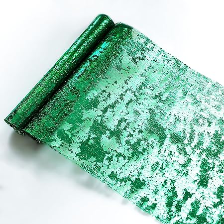Sequin Glitter Foil Metallic Mesh Table Runner Roll