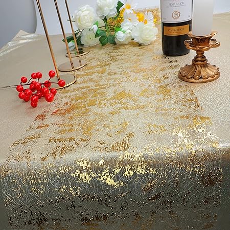 Sequin Glitter Foil Metallic Mesh Table Runner Roll