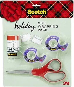 Scotch® Holiday Gift Wrapping Tape Pack Kit