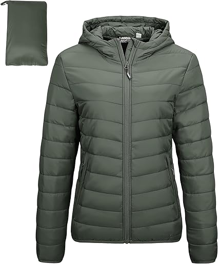 Women's Packable Lightweight Puffer Jacket