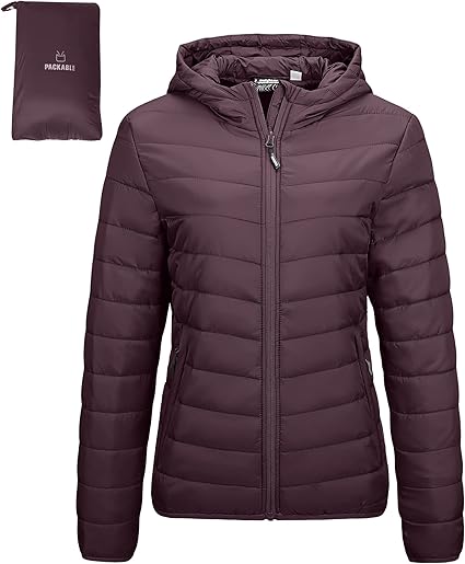 Women's Packable Lightweight Puffer Jacket