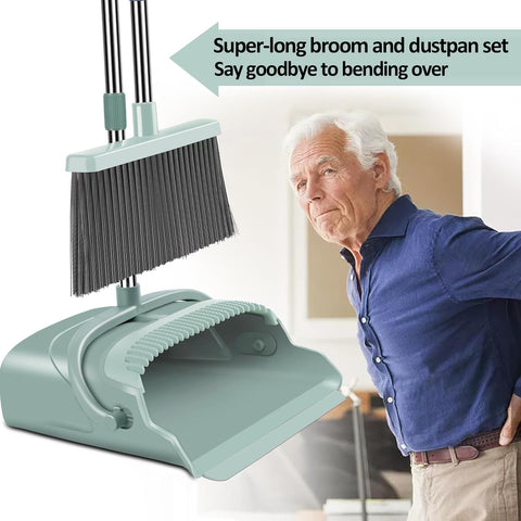 kelamayi Upgrade Broom and Dustpan Set