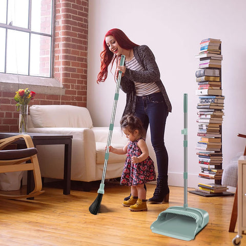 kelamayi Upgrade Broom and Dustpan Set