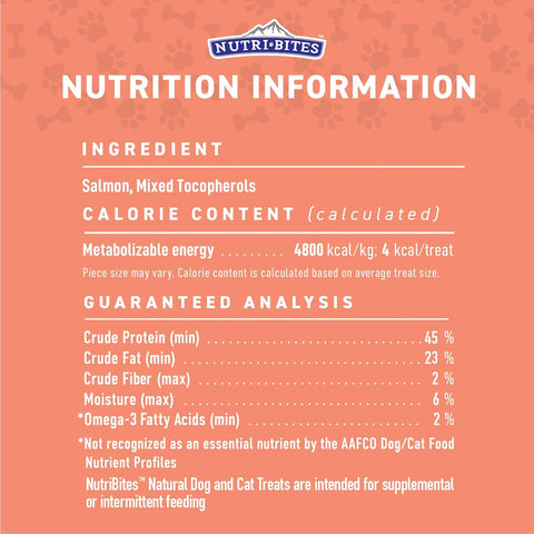 Nutri Bites Freeze Dried Salmon Dog Food