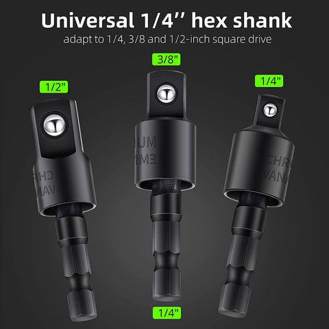 Right Angle Drill Adaptor,4-in-1 Impact Drill Bit Extension