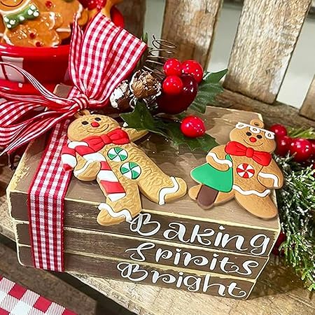 12-Pack Plastic Gingerbread Man