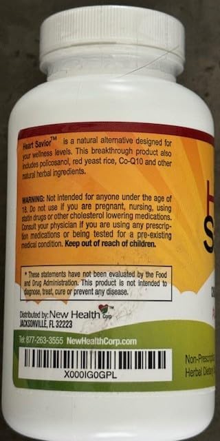 HeartSavior Health Supplement | Coenzyme q10