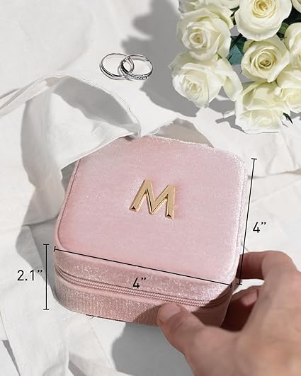 Vlando | Travel Jewelry Case With Initials