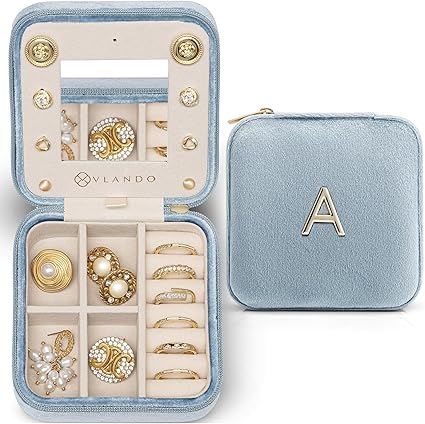 Vlando | Travel Jewelry Case With Initials