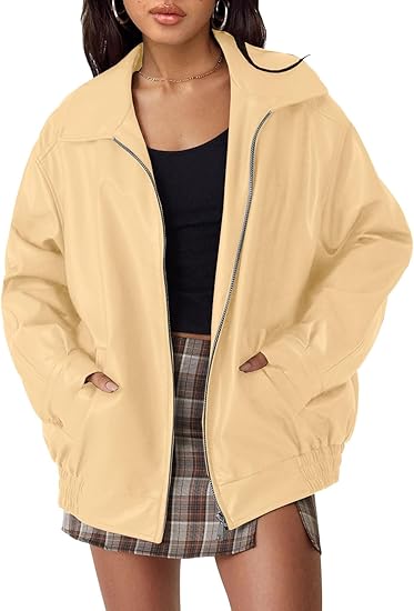 AUTOMET Womens Oversized Leather Jackets