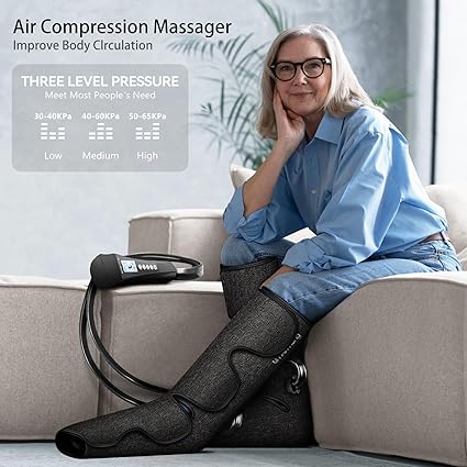 Air Compression Leg Massager with Heat
