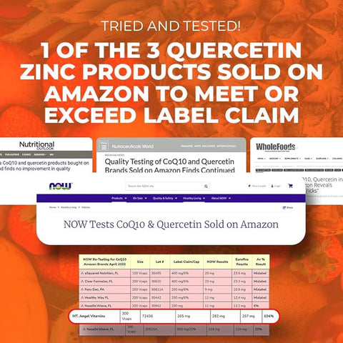 Mt. Angel Vitamins - Zinc Quercetin with Bromelain Supplement