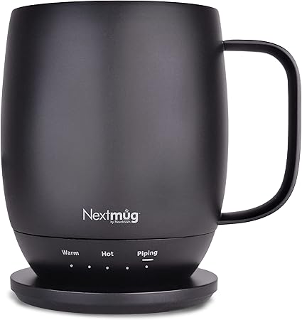 Nextmug - Temperature-Controlled, Self-Heating Coffee Mug