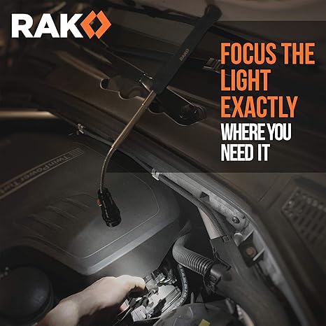 RAK Magnetic Pickup Tool | Telescoping Magnet with LED Flashlight