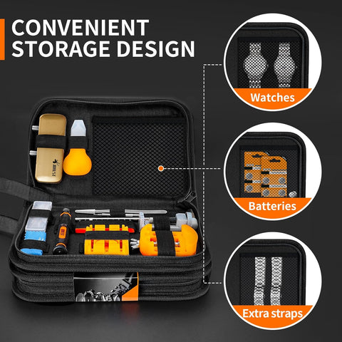 JOREST Watch Repair Tool Kit,